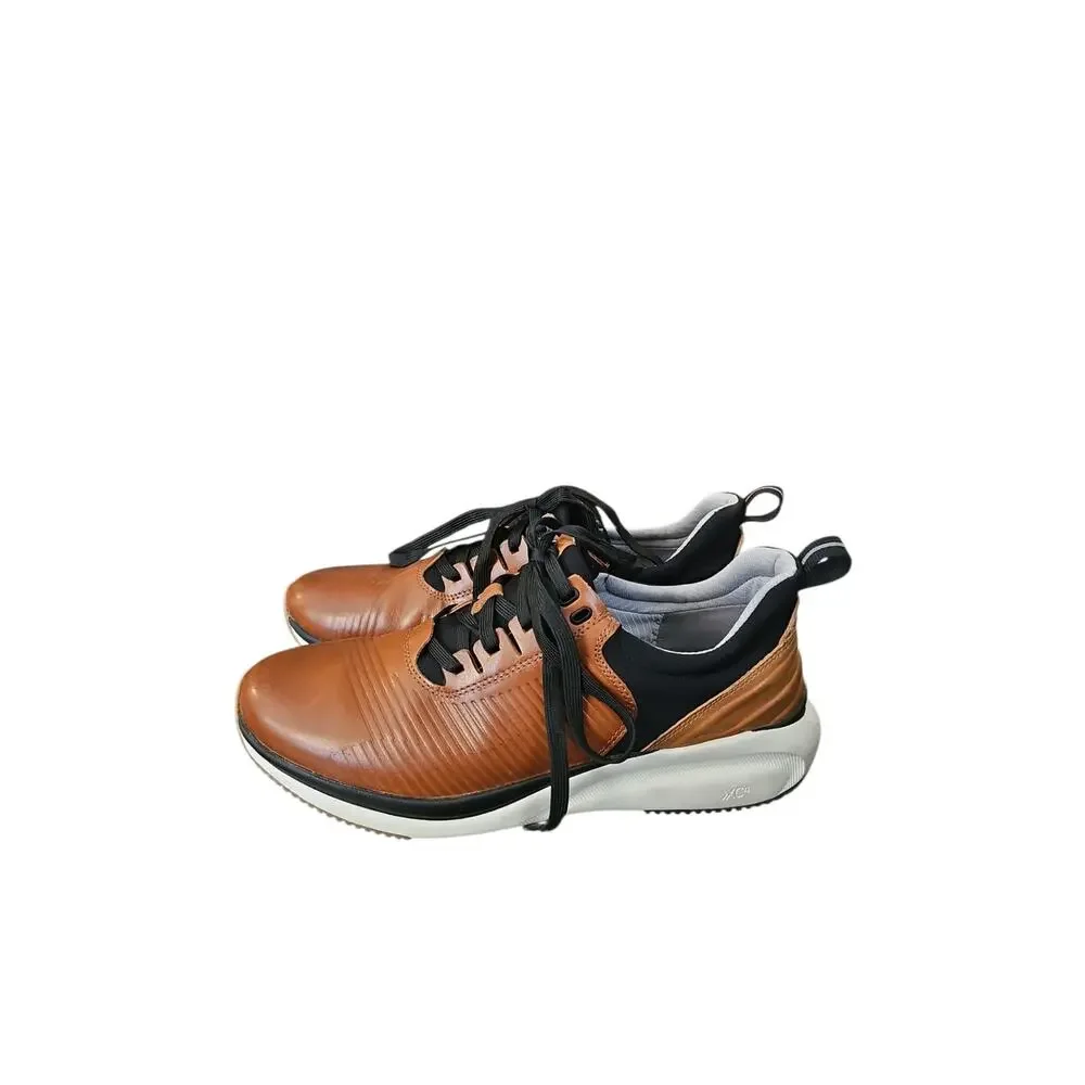Johnston & Murphy XC4 TR1-Luxe Hybrid - Tan Full Grain dress shoe sneaker sz 10M